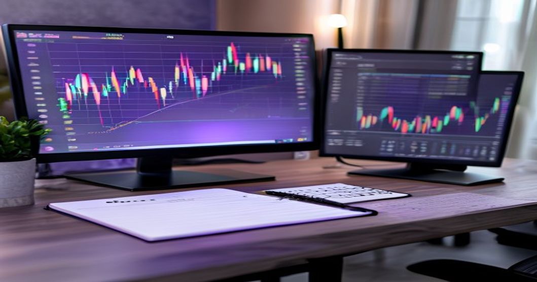 Bybit vs Binance fees comparison for futures traders on dual monitor trading setup