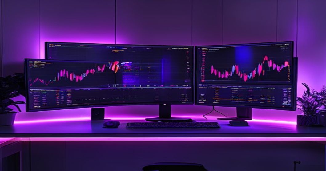 Best crypto exchange comparison — trading desk with charts and order book screens