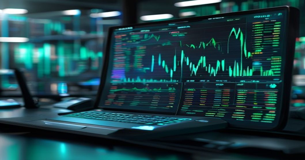 Dark trading dashboard showing crypto volatility during CPI release 2026
