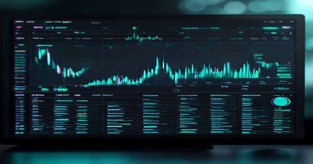 Grid trading bot fee structure visualization on dark dashboard for small portfolio traders