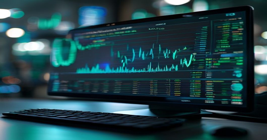 Maker and taker fee structure visualization on a dark trading interface