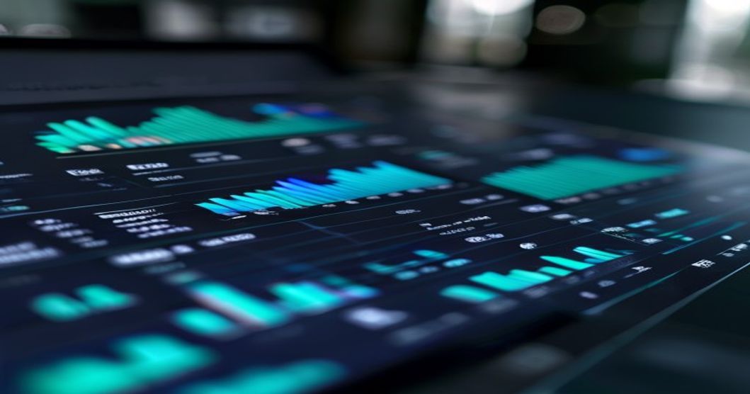 Crypto lending rates detail comparison on dark fintech dashboard